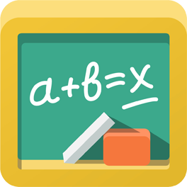 Algebra on chalkboard